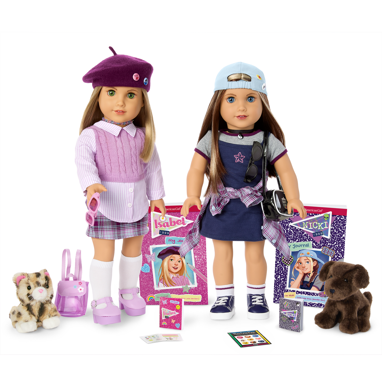 ’90s Twins Isabel™ & Nicki™ Gift Set (Historical Characters) H2