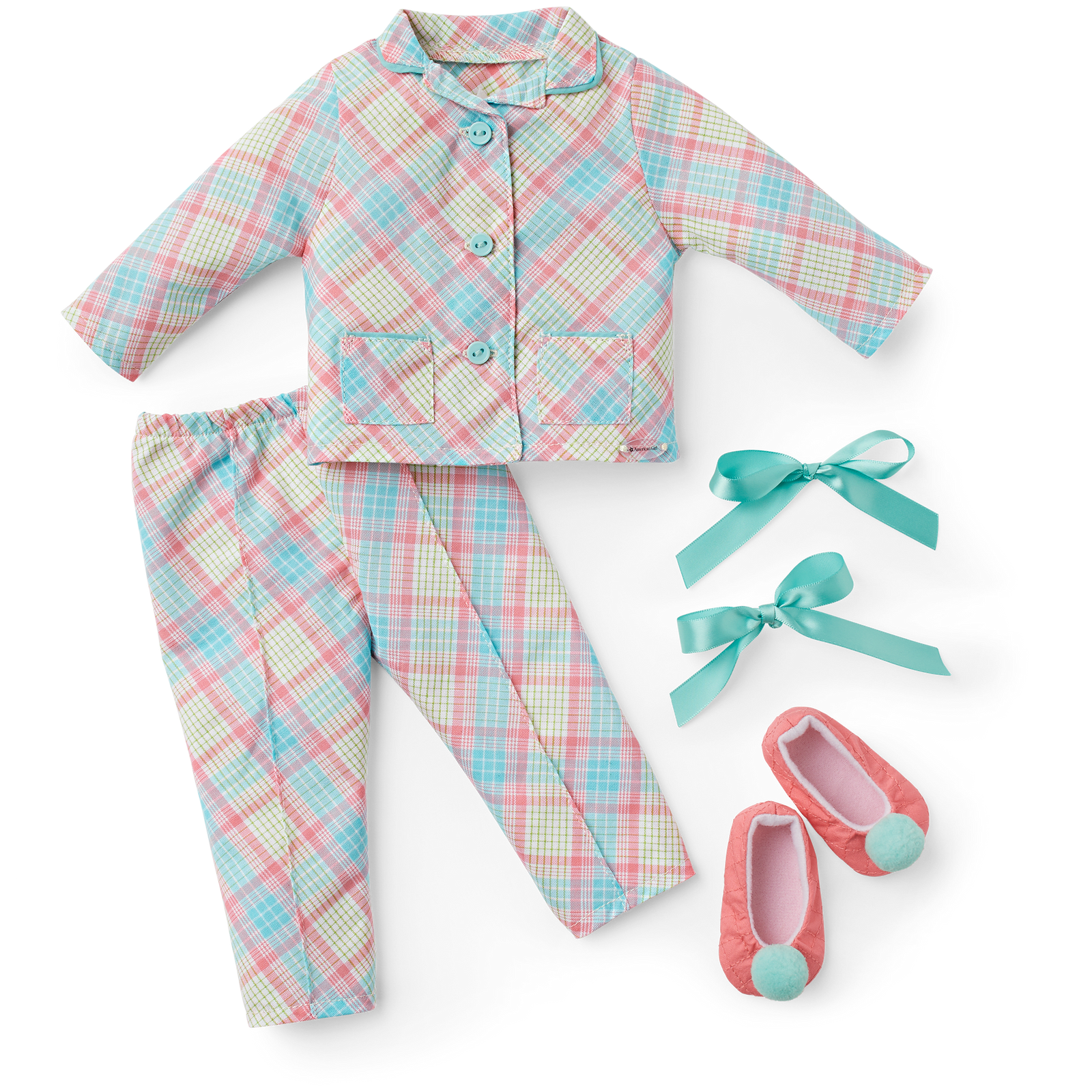 Melody’s™ Plaid Pajamas for 18-inch Dolls (Historical Characters) J5