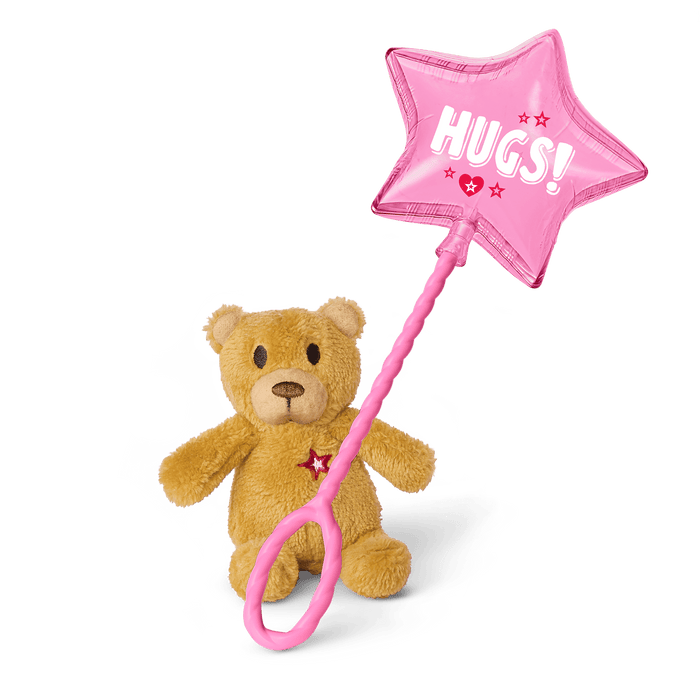 Hugs and Well Wishes Balloon & Bear for WellieWishers™ & Bitty Baby® Dolls K7