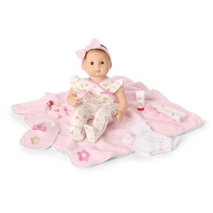 Bitty Baby® Doll #2 with brown hair Care & Play Set H6