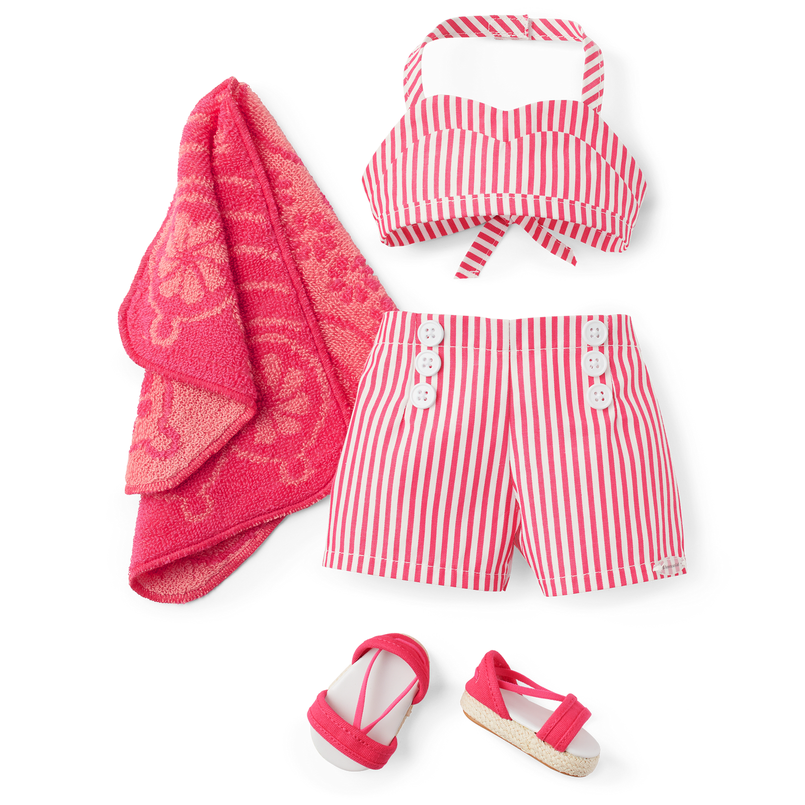 Nanea’s™ Two-Piece Swimsuit for 18-inch Dolls (Historical Characters) I5