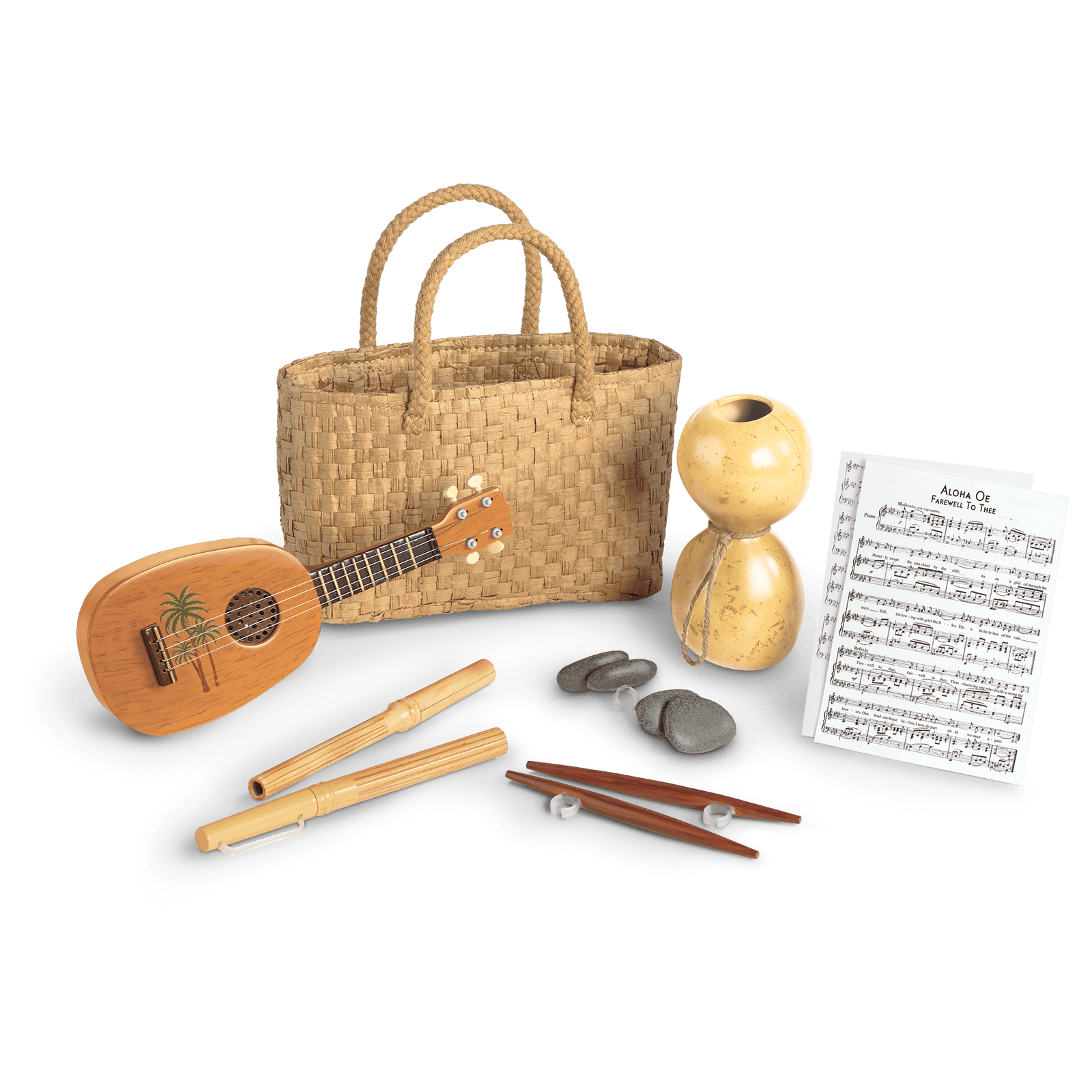 Nanea's Hula Implements for 18-inch Dolls (Historical Characters) H7