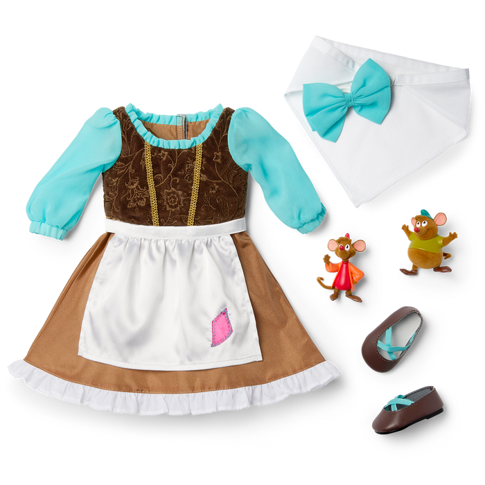 American Girl® Disney Princess Cinderella Day Dress, Friends & Accessories for 18-inch Dolls I7