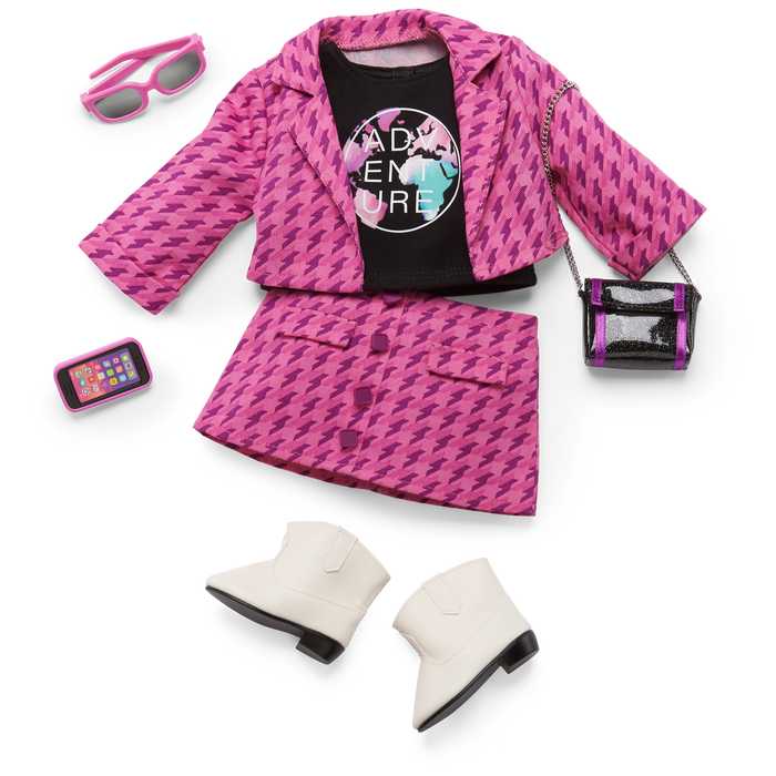 Fun in the City Travel Outfit for 18-inch Dolls J5