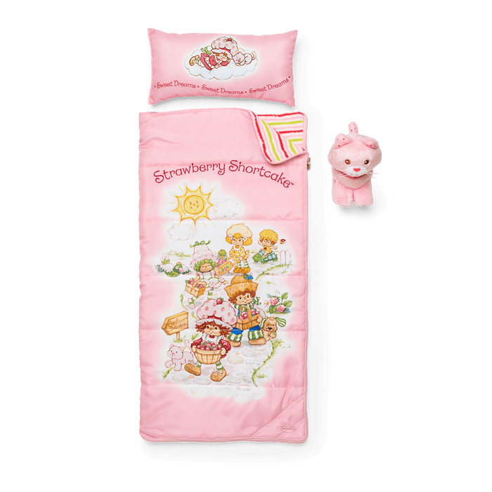 Courtney's™ Strawberry Shortcake™ Sleeping Bag Set for 18-inch Dolls (Historical Characters) G8
