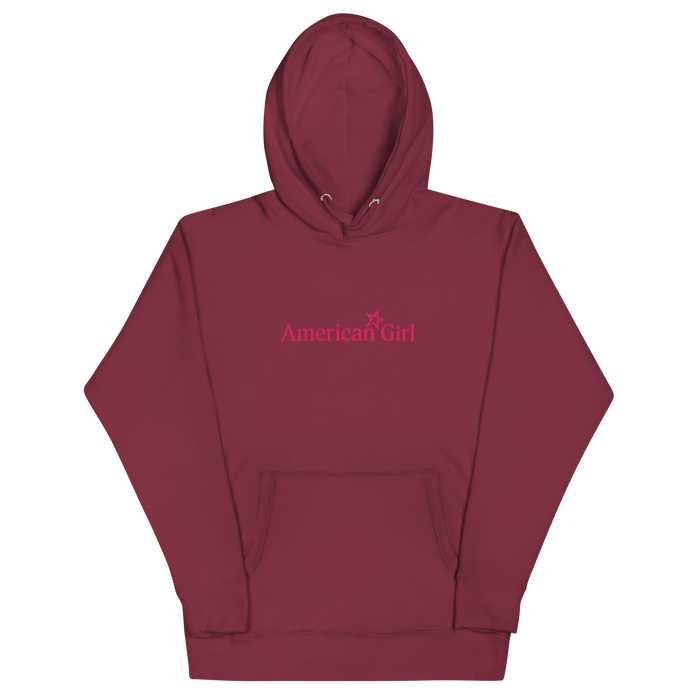 American Girl® Burgundy Hoodie for Adults H4