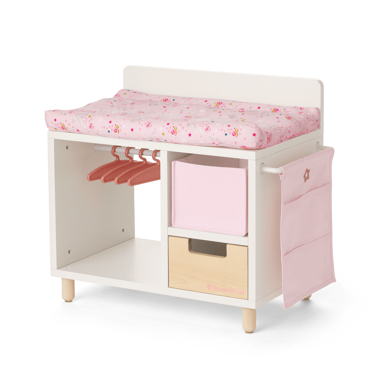 Dots & Blooms Changing Table with Storage I1