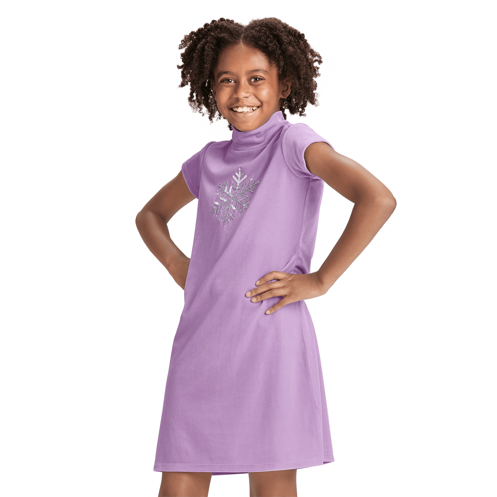 Soft as Snow Dress for Girls H4
