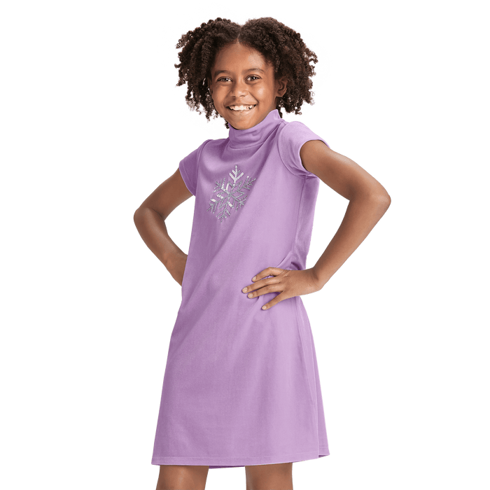 Soft as Snow Dress for Girls H4