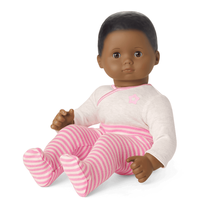 Bitty Baby® Doll #1 with black hair in Pretty Pink K2